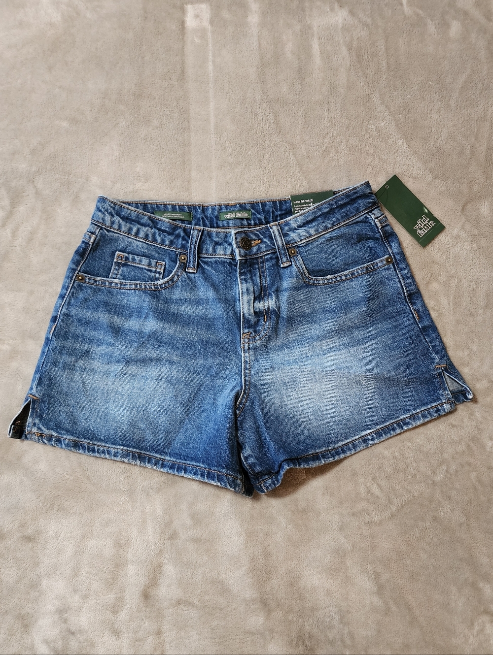 Denim Shorts NWT | Mid Rise Classic Blue Everyday Jean Shorts | 4